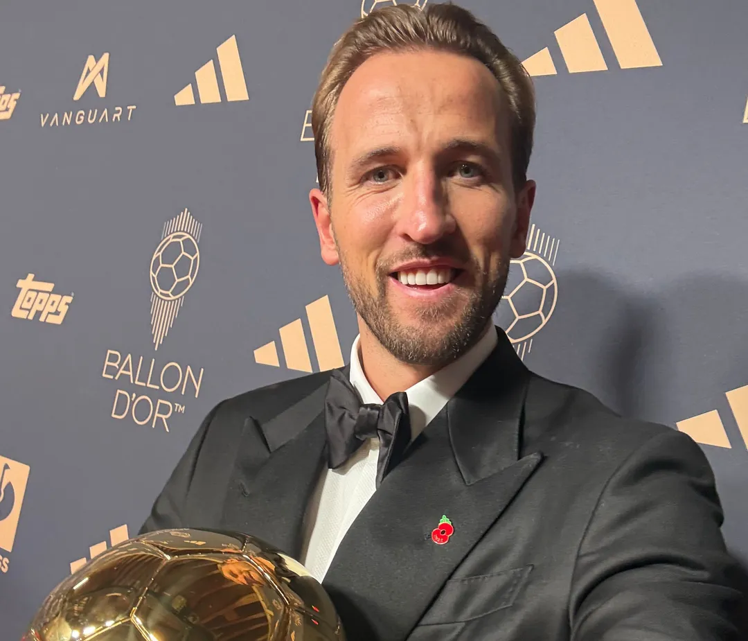Harry Kane ends 25-year wait for English winner of Men's Ballon d'Or