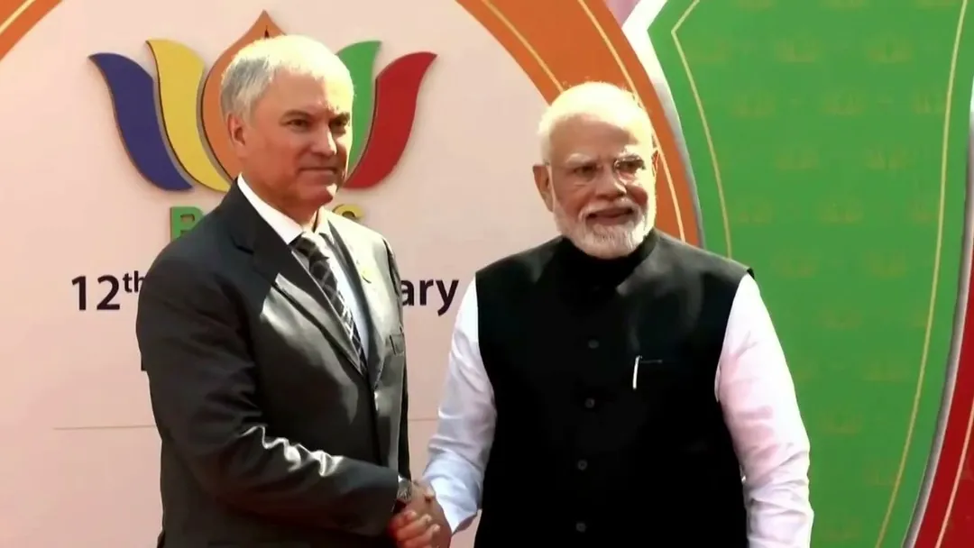दिल्ली में पीएम मोदी से मिले रूसी संसद के अध्यक्ष व्याचेस्लाव वोलोदिन