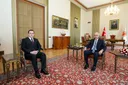 Kryeparlamentari turk Kurtulmus priti ministrin pa portofol të Maqedonisë së Veriut, Zejnulla