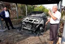 Еврейские террористы сожгли три автомобиля палестинцев