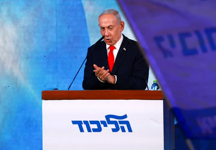 Netanyahu's Likud tops early results, but path to power remains uncertain