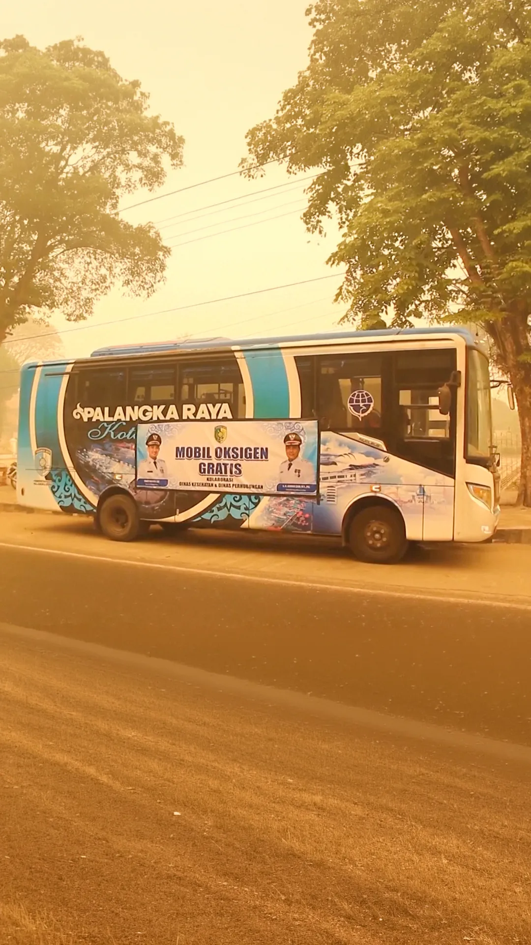 Pemerintah kirim "bus oksigen" gratis untuk warga Palangka Raya