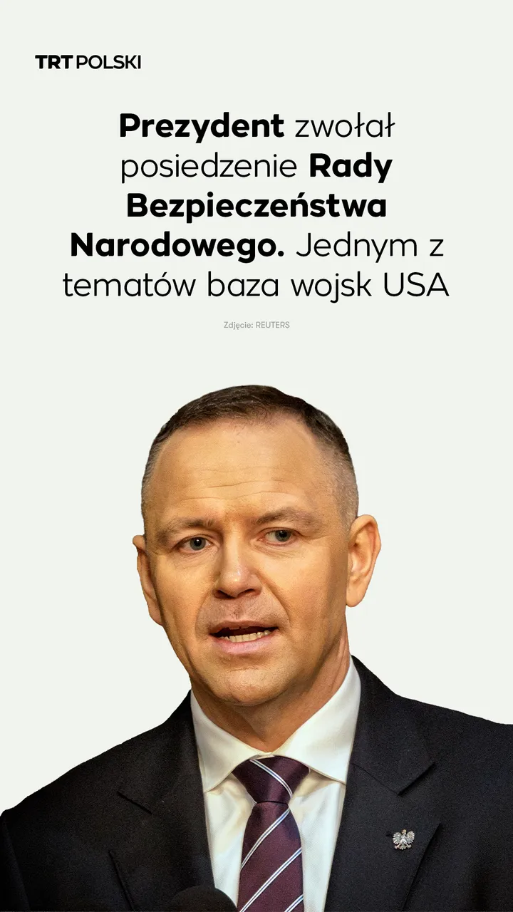 Prezydent zwołał posiedzenie Rady Bezpieczeństwa Narodowego. Jednym z tematów baza wojsk USA