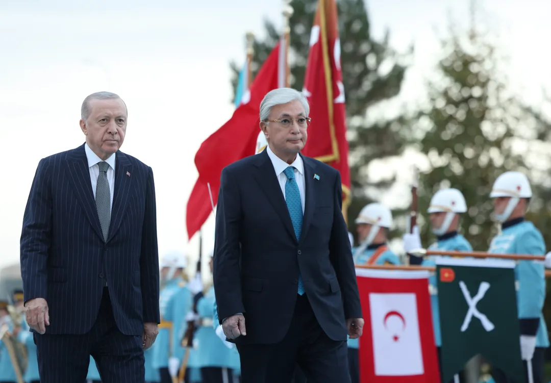 تأکید اردوغان و توکایف بر گسترش همکاری‌ها و تقویت مشارکت راهبردی ترکیه و قزاقستان