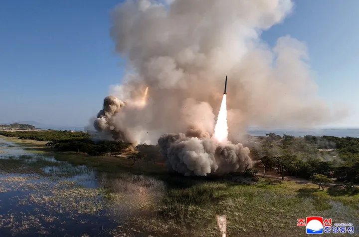 North Korea fires 'around a dozen' ballistic missiles into Sea of Japan: Seoul