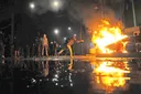 Demo di Malioboro Yogyakarta berujung ricuh, fasilitas umum rusak dan sejumlah polisi terluka