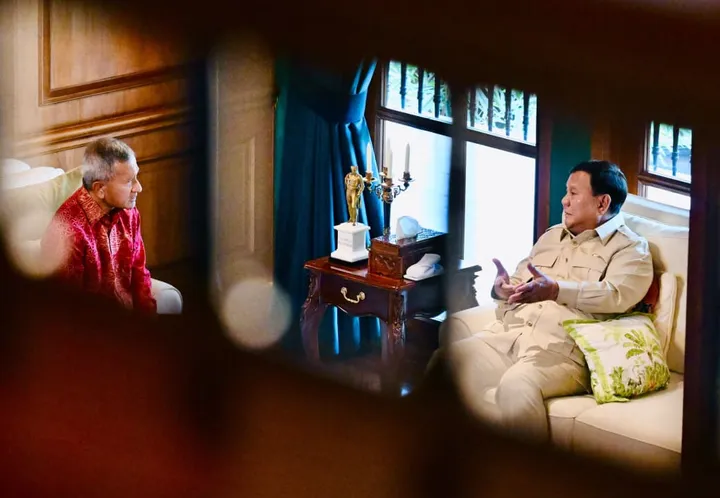 Menlu Singapura temui Presiden Prabowo, sepakati pembentukan satgas karhutla