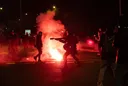 Ausschreitungen nach Zugunglück in Spanien