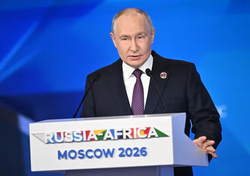 Hundreds of drones launched toward Moscow, mayor claims, as city hosts Africa summit
