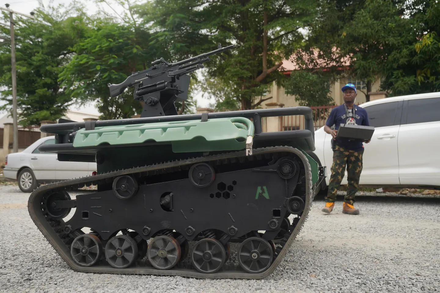 Nigeria dey plan to begin production of military vehicles and anti-drone systems