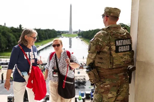 Trump says Washington's iconic Reflecting Pool damaged by 'vandals,' repairs in progress