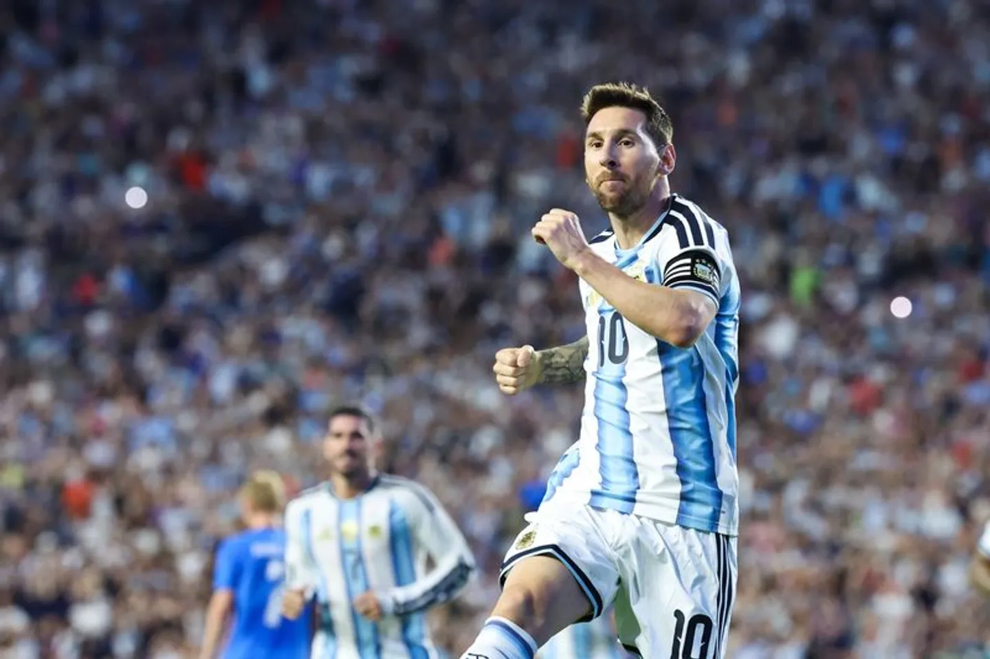 Messi becomes World Cup's all-time leading scorer with 18 goals as Argentina beat Austria 2-0