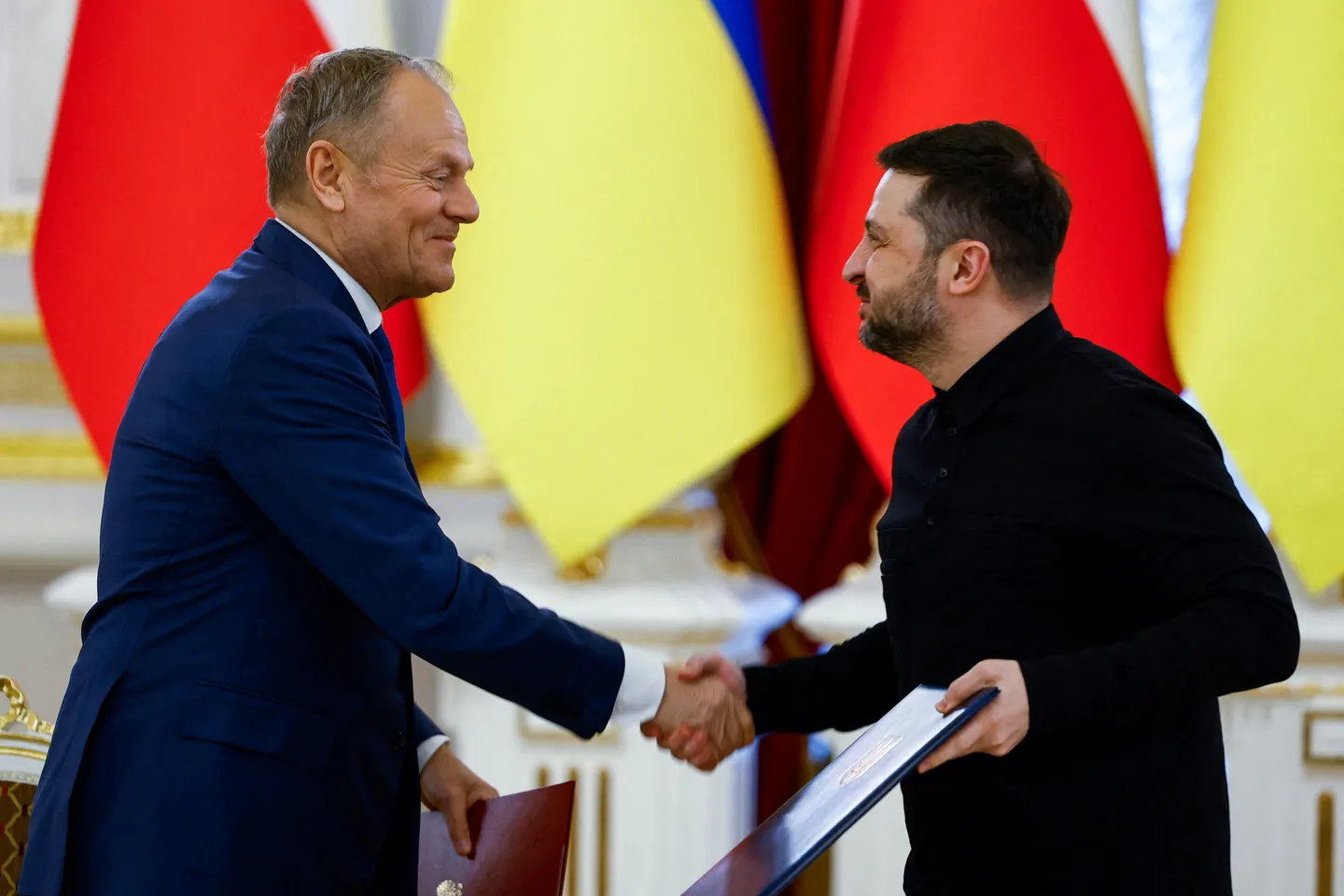 Spotkanie Zełenskiego z Tuskiem. Wśród tematów obrona, historia i uchodźcy