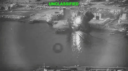 In a first, US employs one-way sea drones to attack Iran port