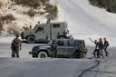 Illegal Israeli settlers raid occupied West Bank town near Nablus under military protection