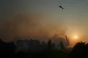 Two firefighting helicopters collide in Greece while battling wildfire