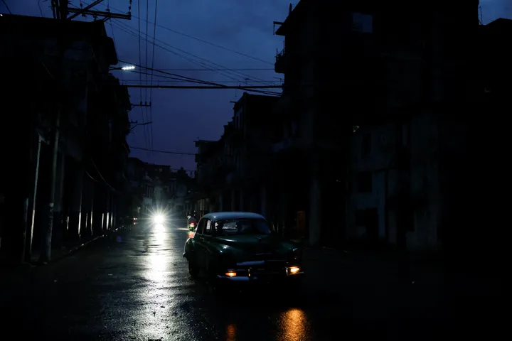 Cuba blames US blockade for nationwide power outages