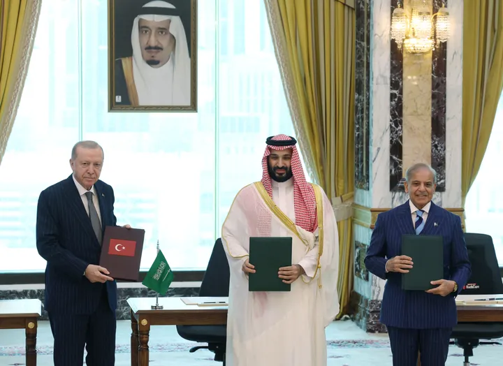 Attack on one is attack on all, say Türkiye, Saudi Arabia and Pakistan in joint defence pact
