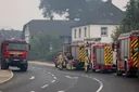 Pożar w Belgii zagraża Monschau. Strażacy przygotowują się na trudną sytuację