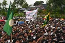 بنگلہ دیش کے کیمپوں میںمقیم مسلمانوں نے میانمار میں محفوظ واپسی کا مطالبہ کرتے ہوئے احتجاج کیا