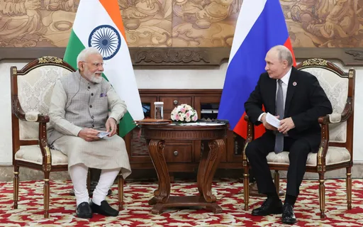 Путин и Моди го нагласија зајакнувањето на врските меѓу Русија и Индија и економската соработка