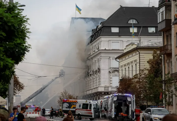 Руски дрон го погоди седиштето на тајната украинска служба во Киев