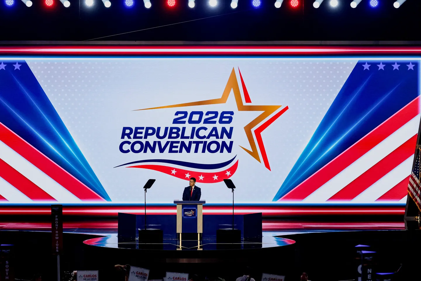 US Republicans opens first-ever midterm convention in Dallas, billed as 'Trump-a-Palooza'