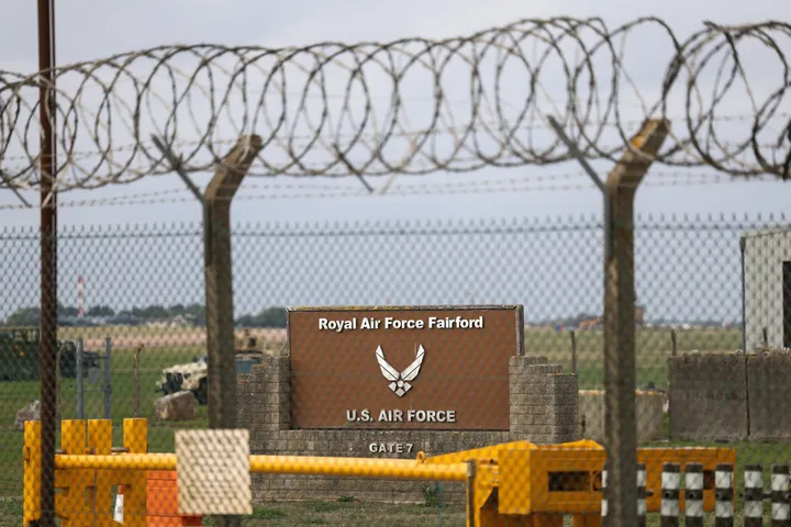 Iran denies link to suspected bomb plot at UK airbase used by US