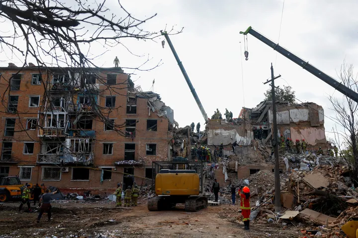 Russian, Ukrainian strikes leave at least 56 dead, over 100 injured