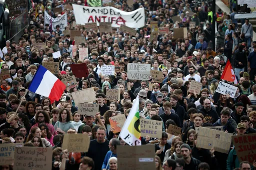 Around 200 French schools close amid renewed student protests
