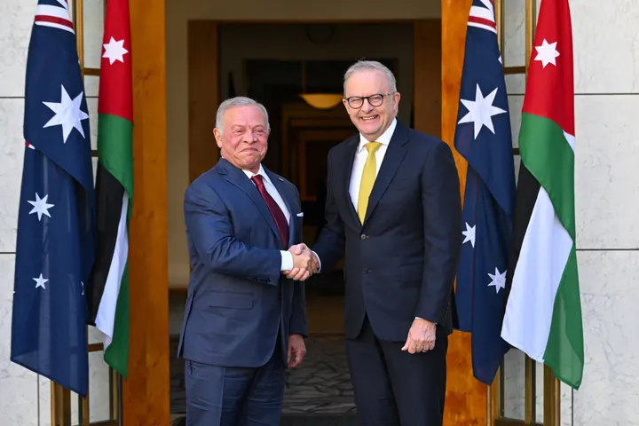 Australia, Jordan pledge closer defence ties as Middle East tensions mount