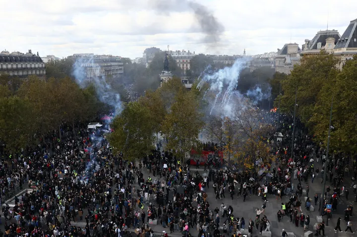 Europe gripped by protests, cost-of-living pressures spark fresh unrest in France and Italy