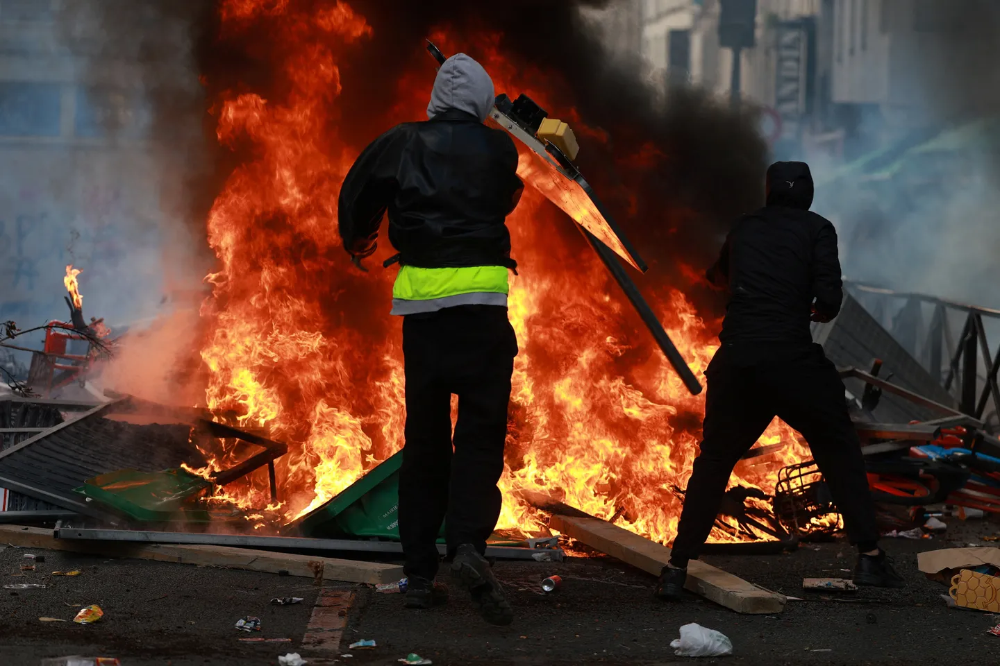 France rocked by nationwide clashes, fires and looting as cost-of-living protests turn violent