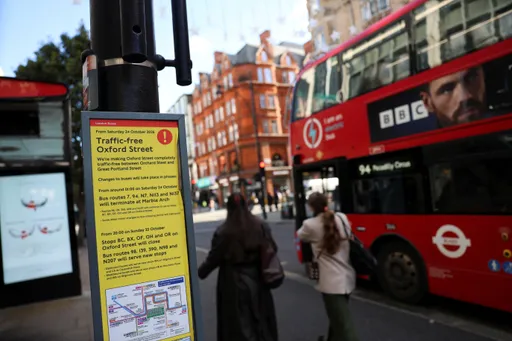 Londoner Oxford Street wird zur Fußgängerzone