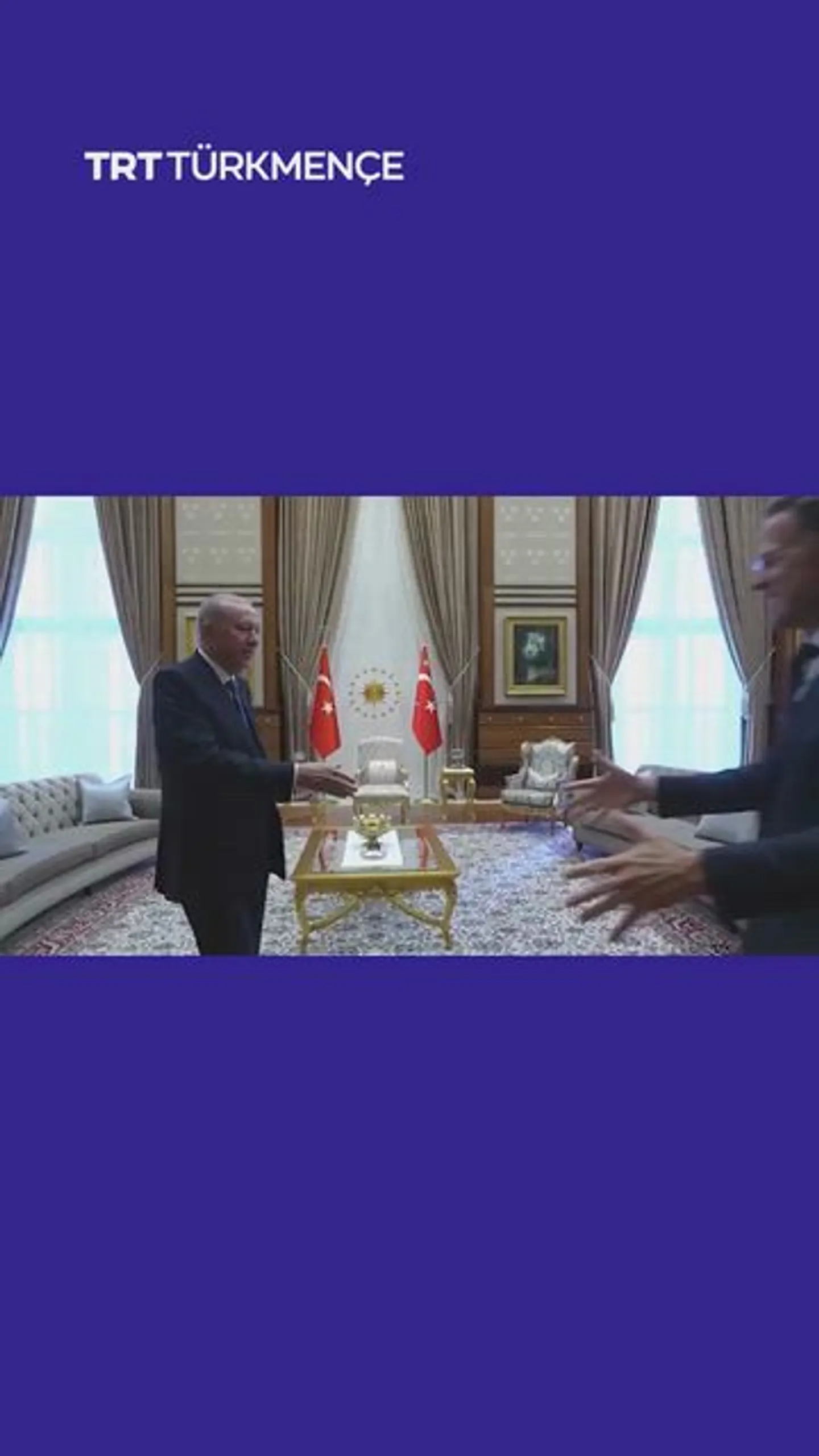 Türkiýe Respublikasynyň Prezidenti Erdogan, NATO-nyň Baş sekretary Rutteni kabul etdi