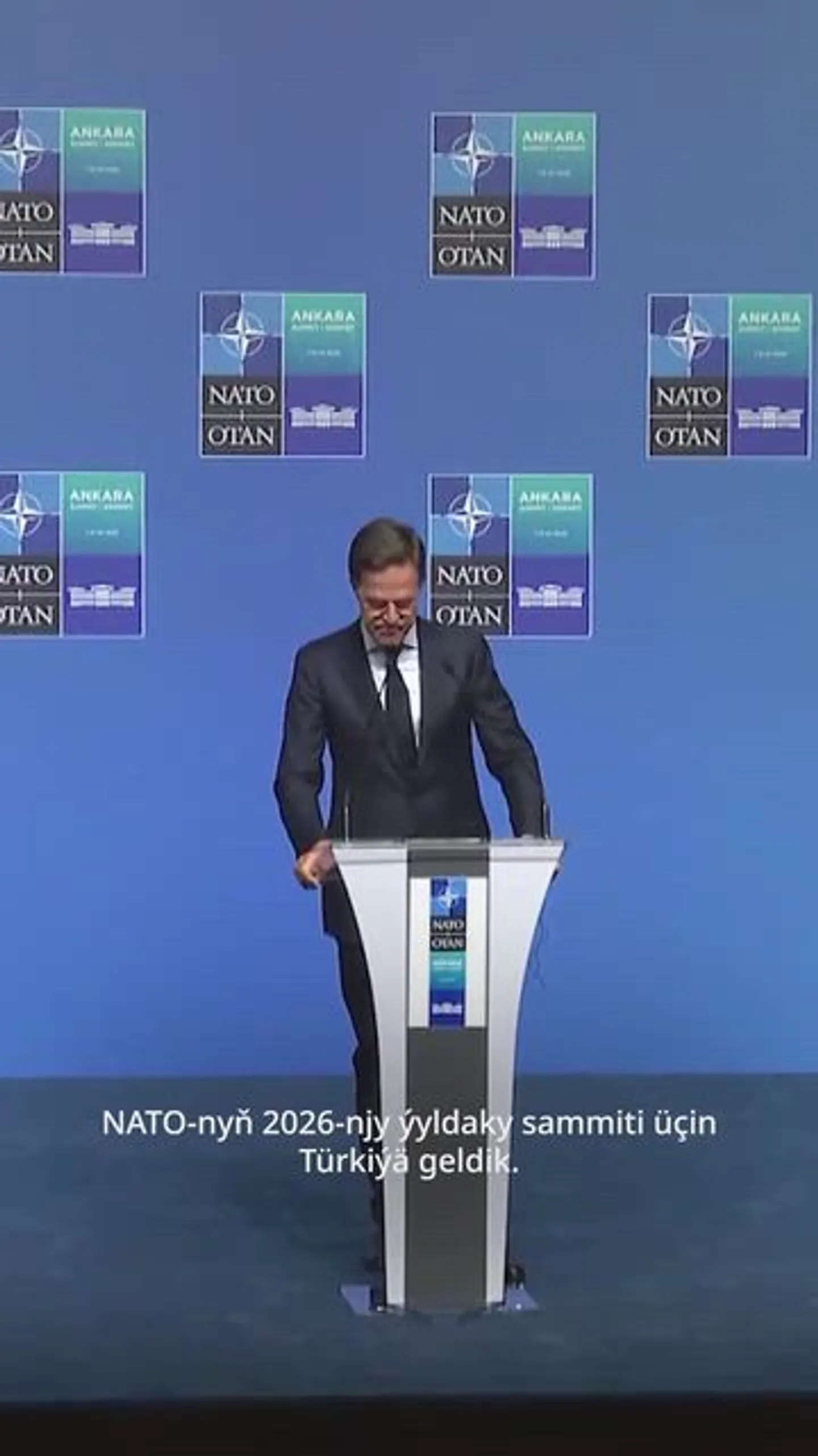 NATO-nyň Baş Sekretary Rutte Ankara Sammitinden öň türk goranmak senagaty hakda öwgüli sözler aýtdy