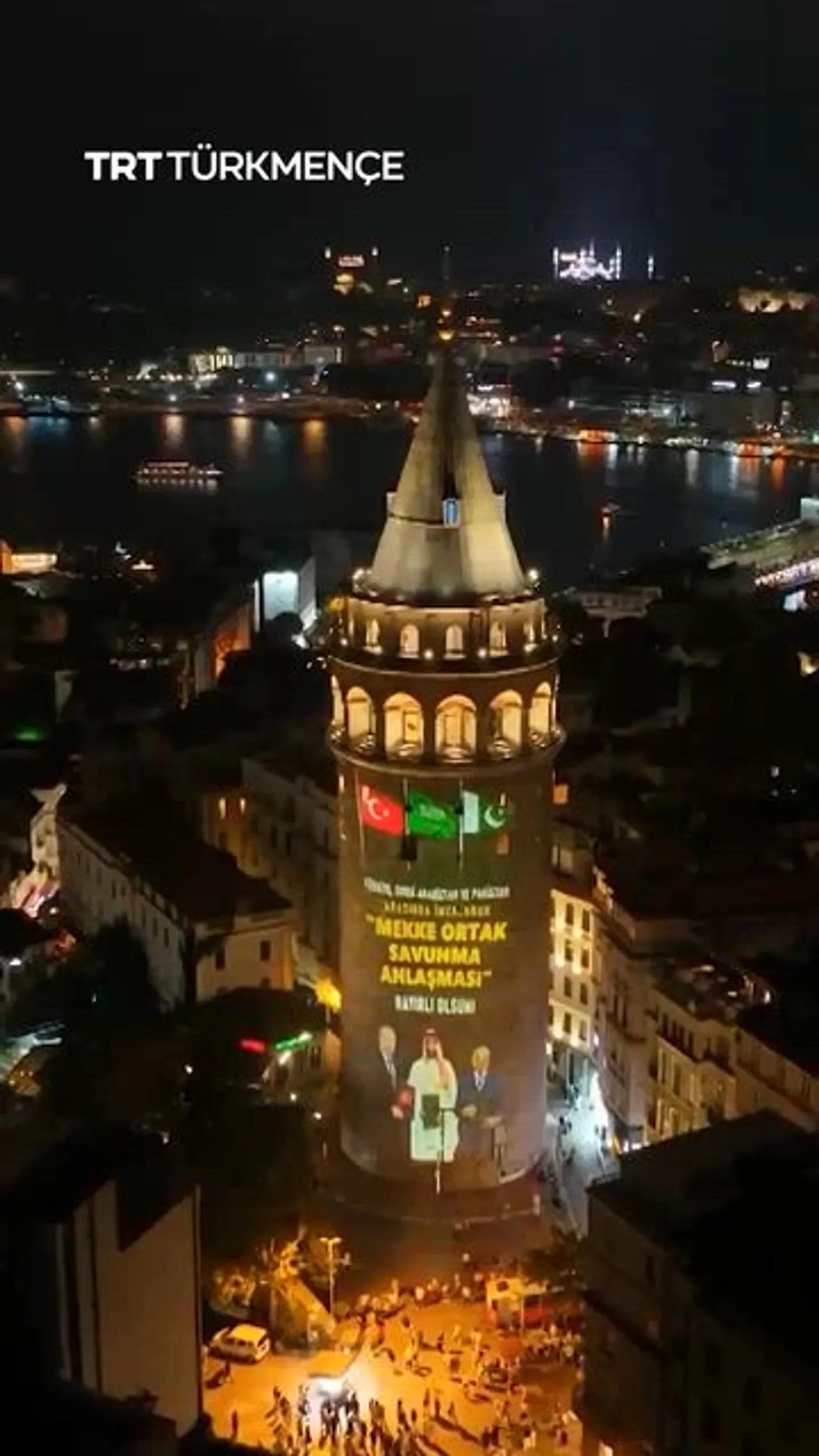 Mekge Goranmak Ylalaşygyny tanyşdyrmak üçin Stambuldaky meşhur ýadygärlikler ýagtylandyryldy